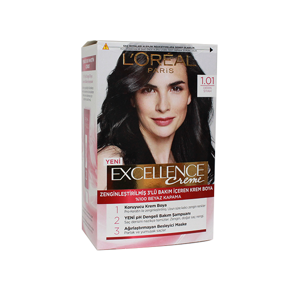 رنگ مو لوریل مدل Excellence شماره 1.01