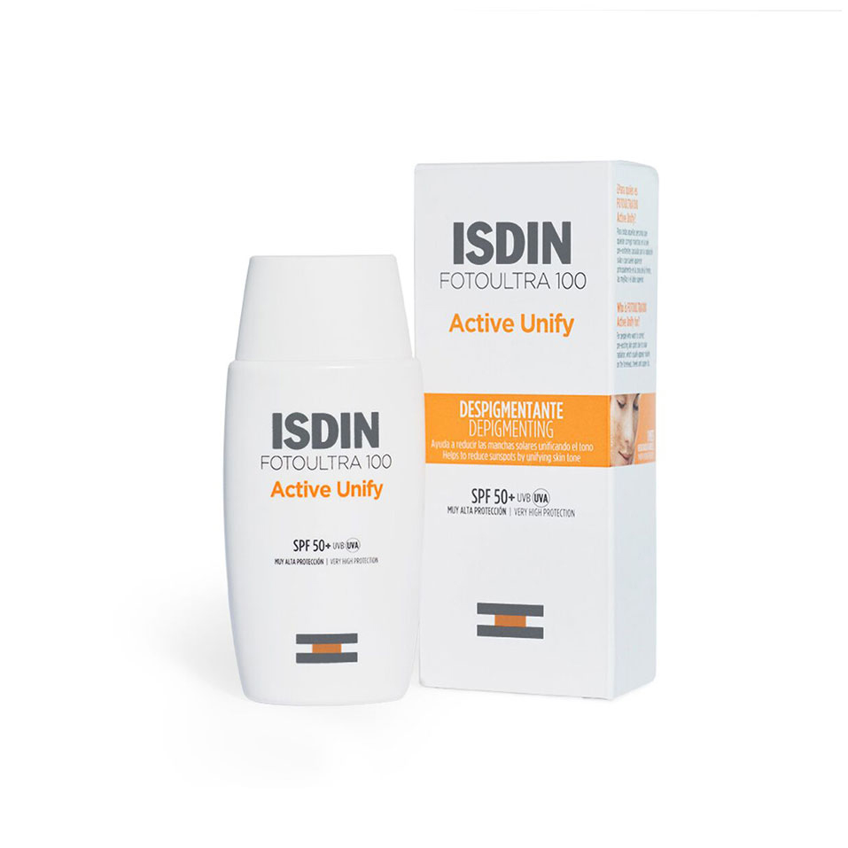 ضد آفتاب بی رنگ ضد لک ایزدین مدل Isdin Unify